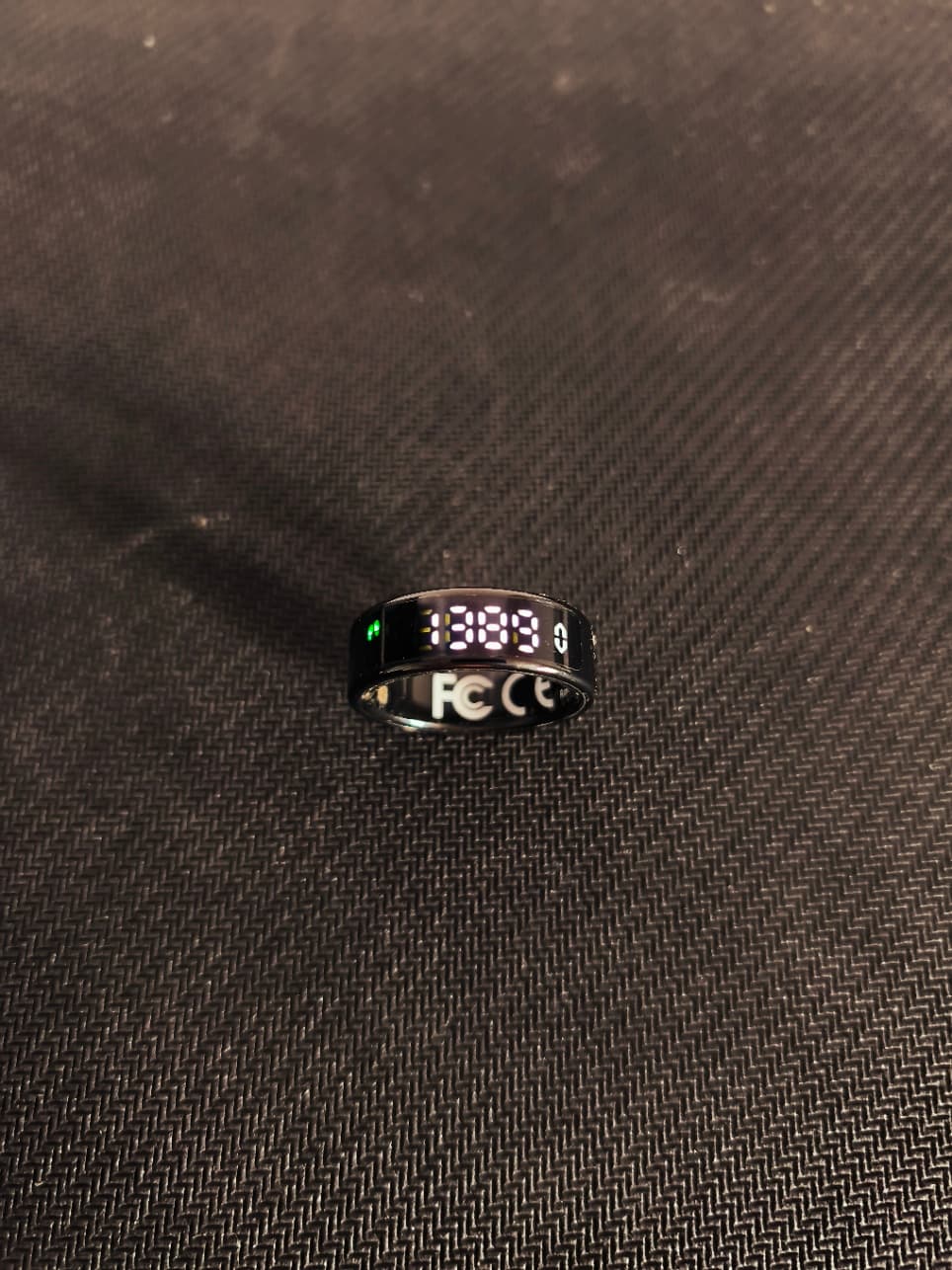 Elegancki smart-pierścionek SR08 2026 LED puls-saturacja 5ATM 💍