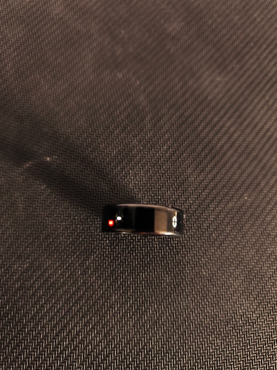 Elegancki smart-pierścionek SR08 2026 LED puls-saturacja 5ATM 💍