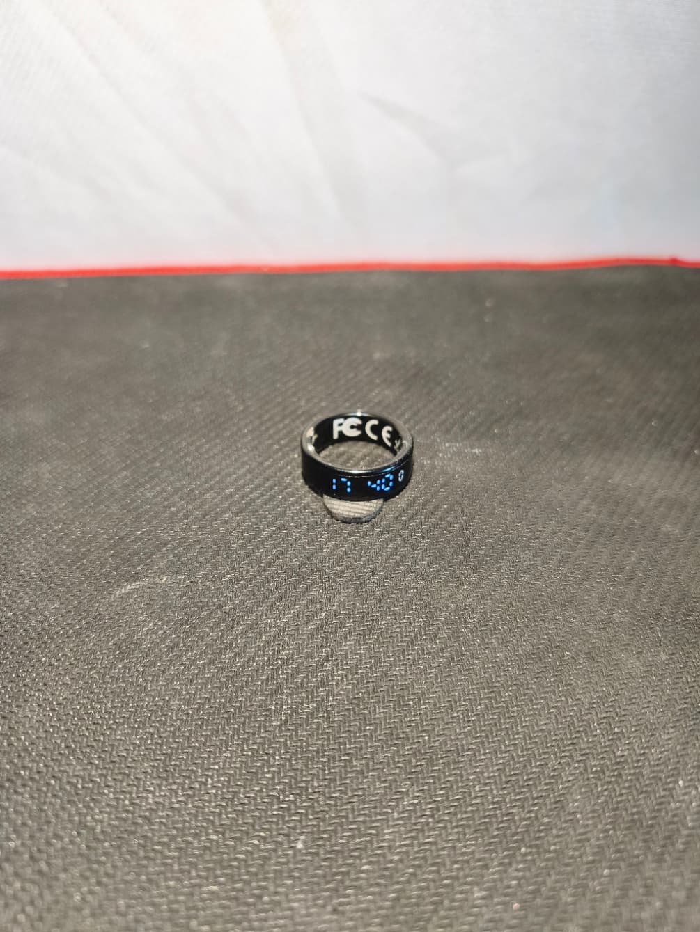 Elegancki smart-pierścionek SR08 2026 LED puls-saturacja 5ATM 💍